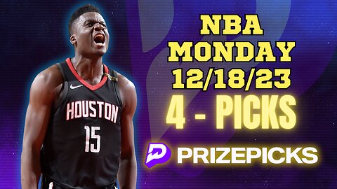 #PRIZEPICKS | BEST PICKS #NBA MONDAY | 12/18/2023 | TODAY | BEST BETS | #BASKETBALL | PROP BETS