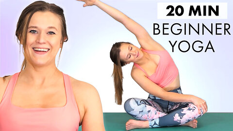 20-Minute Beginners Yoga Flow 🌿 Perfect Start for Your Day! Stress Relief & Flexibility 🌸