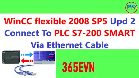 0046 - Wincc flexible 2008 sp5 connect to plc s7 200 smart