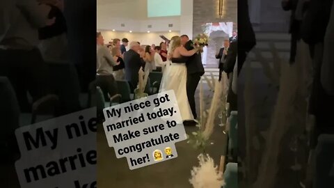 Marriage in slow motion | Congrats Bri!