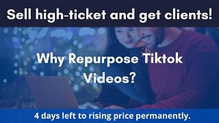 Why Repurpose Tiktok Videos?