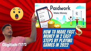 How To Make Fast Money In 2 Easy Steps by Playing Games in 2022 #digitaltahir
