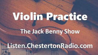 Violin Practice Interrupts Ronald Colman's Rehearsal - Jack Benny Show