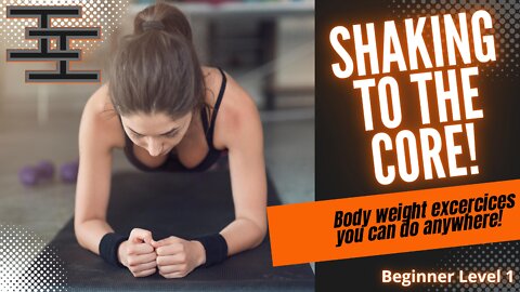 Shaking To The Core - Beginner At Home Workout Level 1 - Video 13