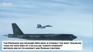 Russian SU-27 Intercepts US B-52 Bomber Over Black Sea