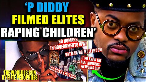 Hollywood Elite Panic As P Diddy Victim Vows To Name VIP Pedophiles (related links in description)