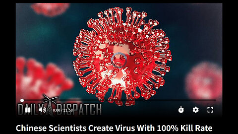 Chinese Scientists Create Virus With 100% Kill Rate And Human Spillover Risk