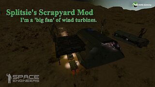 Space Engineers Scrapyard Wind Turbine Installation