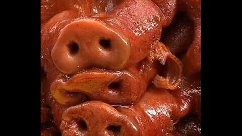 Yummy pork nose 🐽 😋