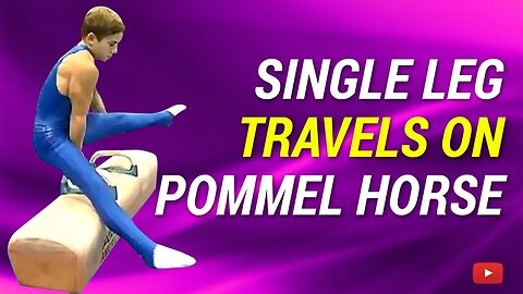 Single Leg Travels on Pommel Horse featuring Coach Mark Williams