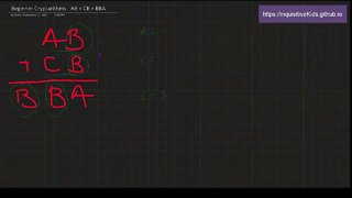 Beginner Cryptarithms: AB + CB = BBA