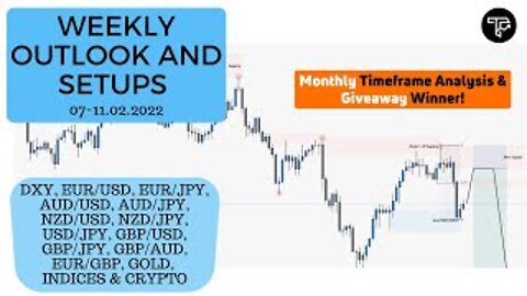 Weekly outlook and setups VOL 135 (07-11.02.2022) | FOREX
