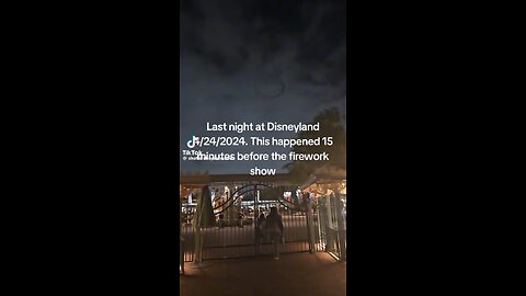Breaking last night at Disneyland