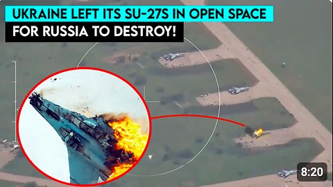 DENAZIFIED TO SCRAP METAL AGAIN! Russia Destroys 5 Ukrainian SU-27 Fighter Jets