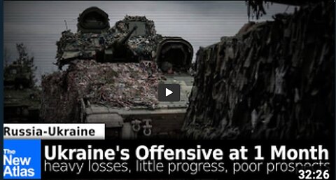 Ofensywa Ukrainy w 1 miesiącu - Przegrana wojna na wyczerpanie - TheNewAtlas