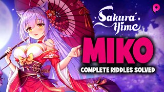 Sakura Hime - Miko / Complete riddles solved - Gameplay 1