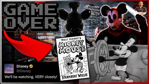 Steamboat Willie Mickey Mouse is OFFICIALLY Public Domain! What Does This Mean For Disney?