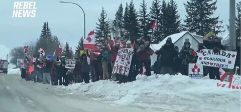 Dryden Ontario January 26 Canada Freedom Convoy