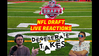 NFL DRAFT LIVE REACTIONS!