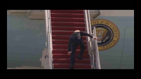 Biden Falling On Air Force One Steps Becomes Fodder For Viral Ad
