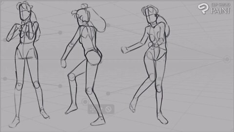 HOW TO SKETCH POSES. PRACTICE FOR ANIMATION - 002 #sketching #figuredrawing #2danimation