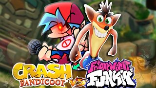 CRASH salvou FRIDAY NIGHT FUNKIN | vs Crash Bandicoot #shorts