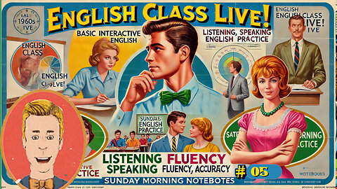 LIVE! Basic English Class Practice Basic English listening speaking fluency # 05