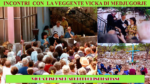 (GENNAIO 1991) - 🛑LIVE🛑: “INCONTRI CON #VICKA, VEGGENTE DI #MEDJUGORJE” a cura di PADRE Livio FANZAGA😇💖🙏 - Vicka risponde ai pellegrini italiani -