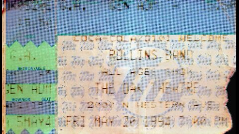 May 20, 1994 - Henry Rollins Band at The Oak Theatre in Chicago (Ticket Stub)