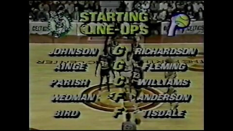 1986-02-23 Indiana Pacers vs Boston Celtics