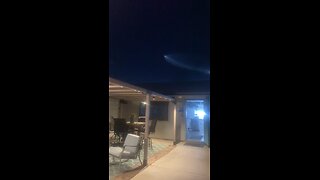 Rocket launched in the sky over Arizona