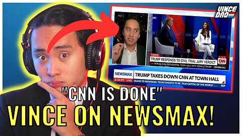 CNN is Done After This. (Vince Dao on Newsmax)