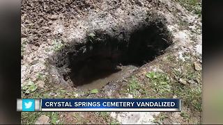 Deputies: 2 grave sites desecrated in Pasco Co.
