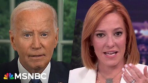 What 'struck' Jen Psaki on Biden’s historic Oval Office speech on stepping aside