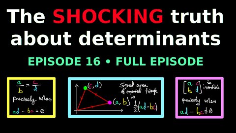 The SHOCKING truth about determinants [SIQA-16-full]