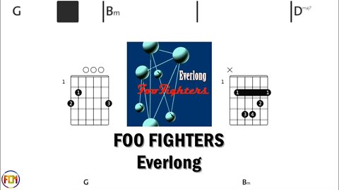 FOO FIGHTERS Everlong - Guitar Chords & Lyrics HD