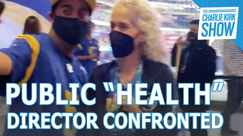 LA County Public “Health” Director Confronted At Super Bowl For COVID Mandates