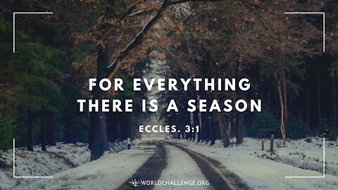 For Sure in 2022, Ecclesiastes 3:1-15