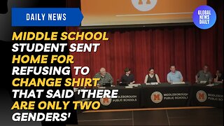 Middle School Student Sent Home For Refusing To Change Shirt That Said 'There Are Only Two Genders'