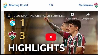 Copa Libertadores 2023 SPORTING CRISTAL 0x3 FLUMINENSE