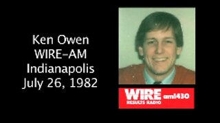 July 26, 1982 - WIRE-AM Indianapolis News 11 p.m. / Ken Owen (Funeral of Vic Morrow)