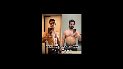 25% bodyfat to 10% bodyfat in 90 days?! 🤯