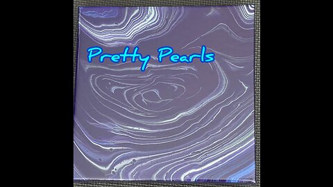 Pretty Purple Pearl Ring Pour - Fluid Art Tutorial - Abstract Art - Acrylic Painting