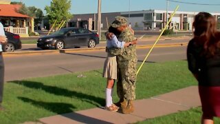 WATCH: Broken Arrow teen surprised by military father's homecoming