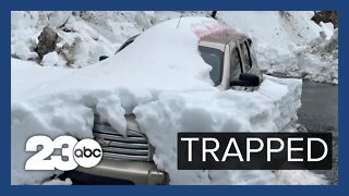 Snow leaves California residents trapped, cut-off