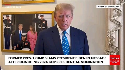 WATCH- Trump Reacts To Clinching 2024 Republican Presidential Nomination