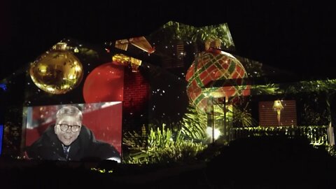 2019 Christmas House Projection Mapping Display Live