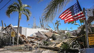 Drone footage captures Hurricane Ian's destruction in Fort Myers Beach