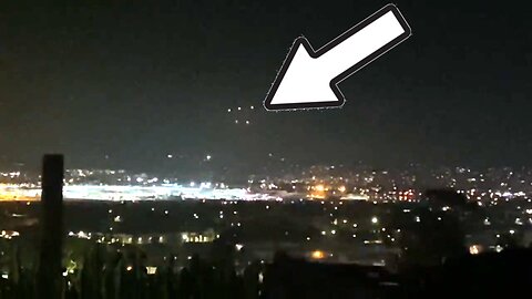 Unexpected Event Filmed over San Diego of UFOs