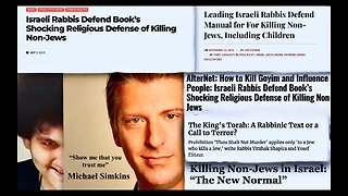 FTX Michael Simkins Expose Rabbi Meeting In Israel To Justify Killing of Non Jews Including Children